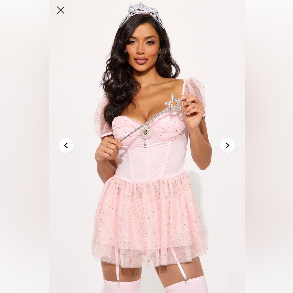 Glinda Halloween Costume (Wicked) - Pink Princess Witch Wizard